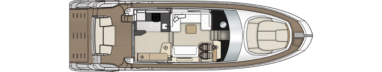 Azimut Flybridge 55 Main Deck